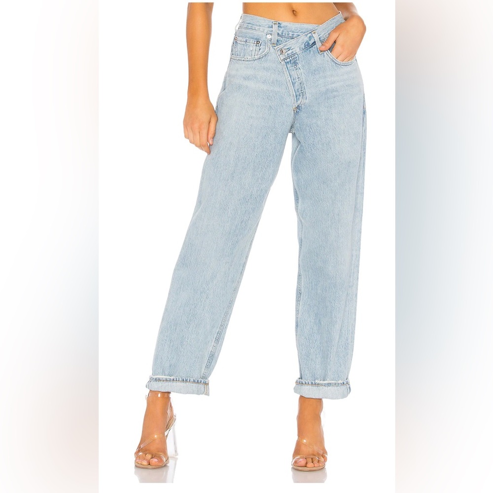 Agolde Criss cross upsized jeans